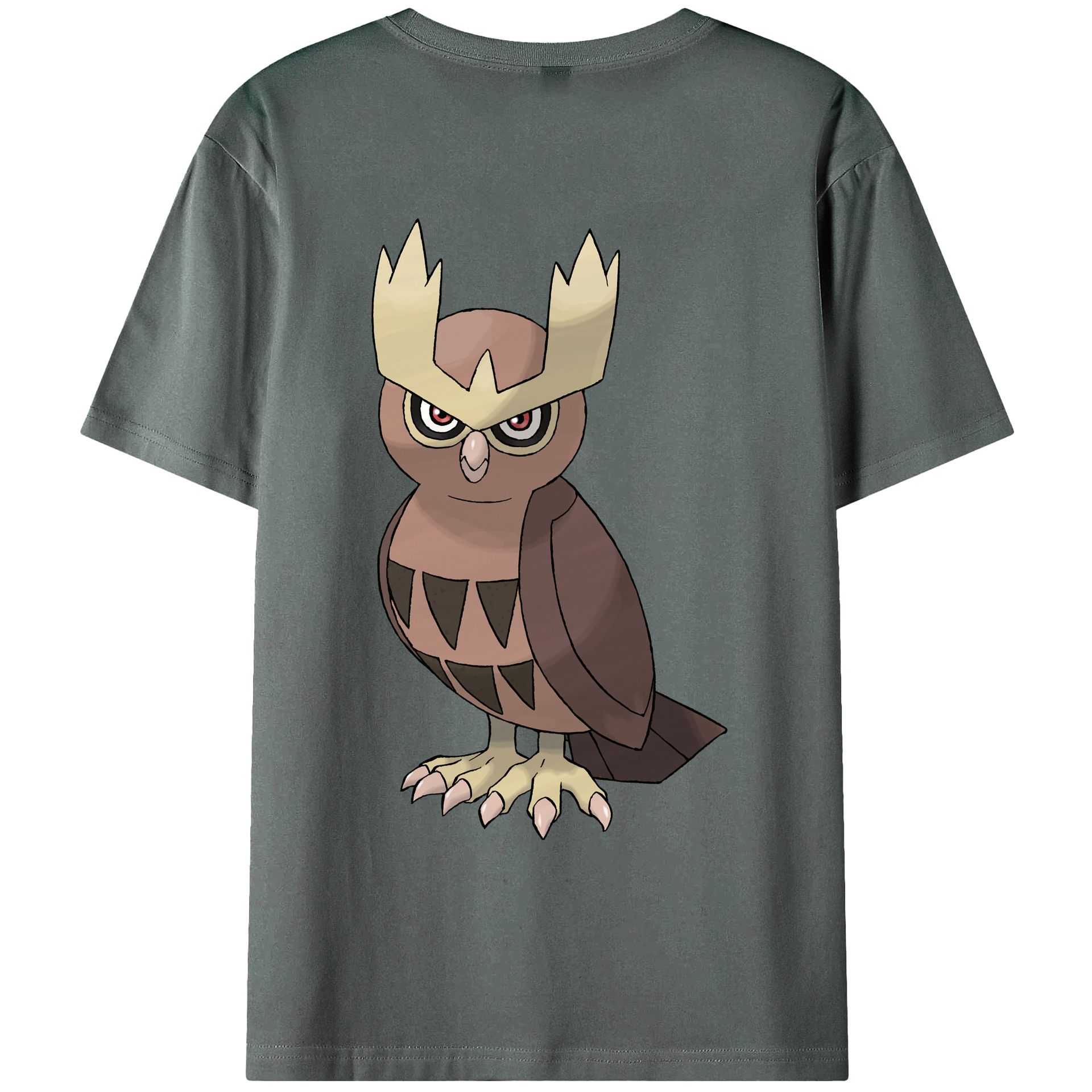 （画像用） ポケットモンスター Pokémon 綿100％ メンズ半袖Tシャツ（バックプリント） 通気性